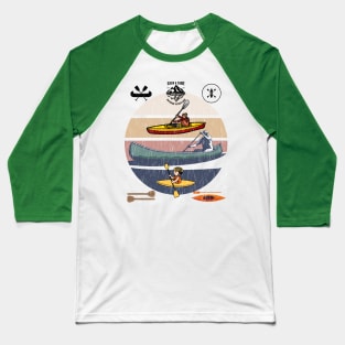 I love Kayaking Baseball T-Shirt